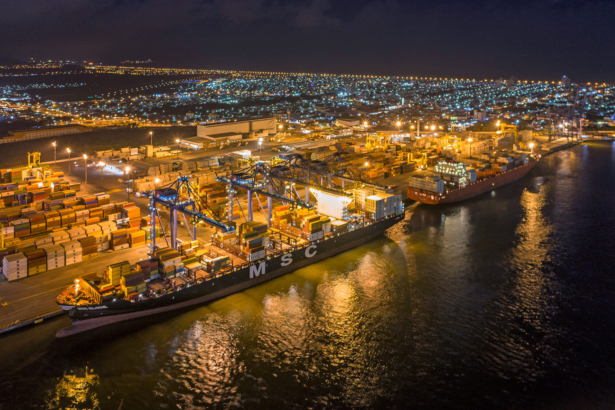 Ports analysed in the southeast region of Brazil